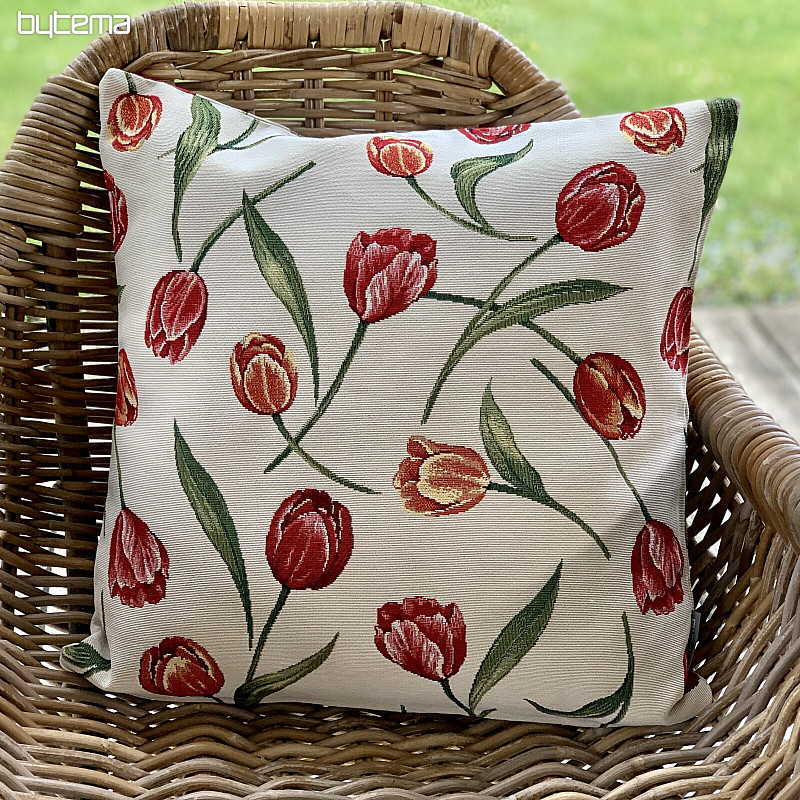 Prevleka za blazino TULIPS III velik vzorec