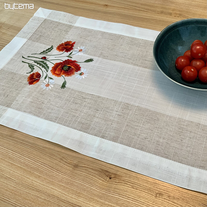 Vezen prt in šal VLCÍ MAKA