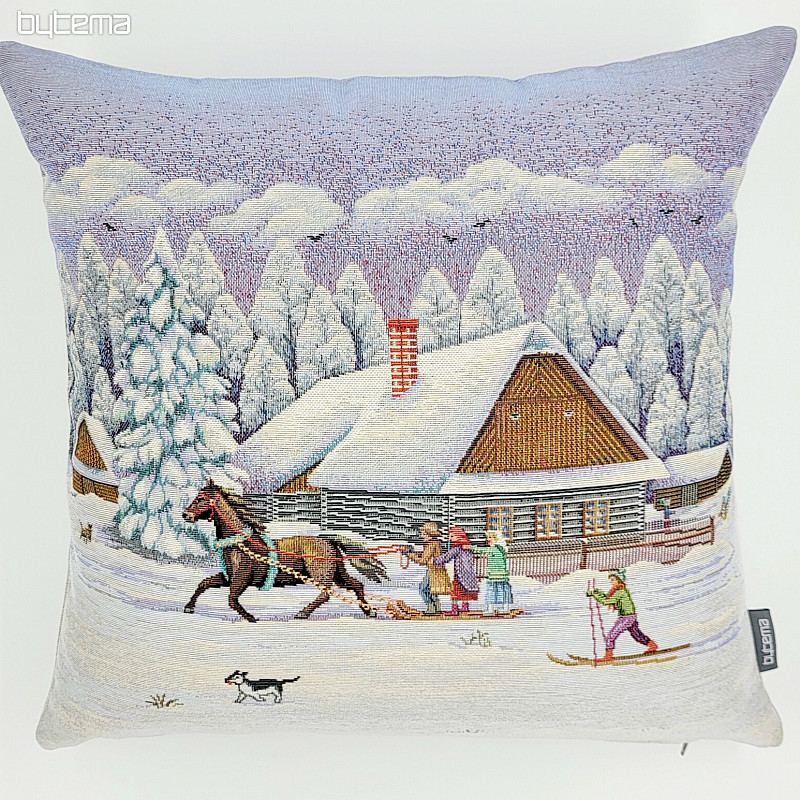 Ovitek za božični gobelin WINTER RIDE
