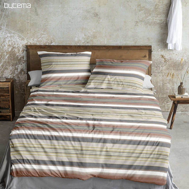 IRISETTE luksuzna satenasta posteljnina TOKIO 8562-11 STRIPES