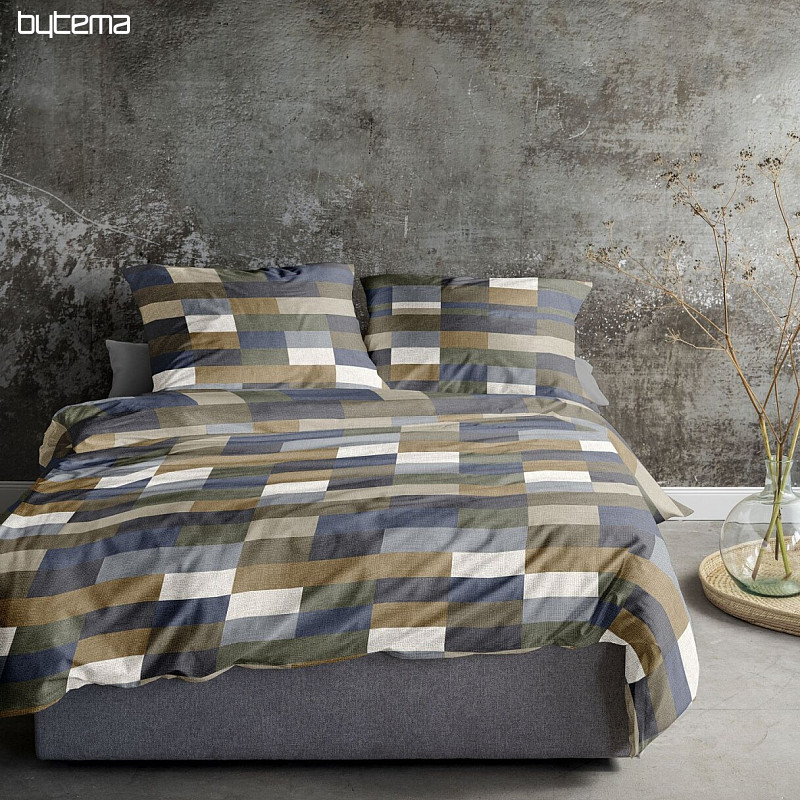 Flanelasta posteljnina IRISETTE KOALA 8534-90 rjavo modra