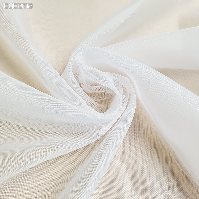 Končana voile zavesa BELA