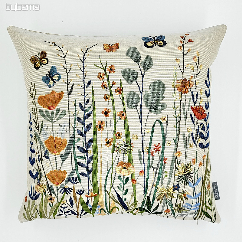 Prevleka za blazino gobelin WILD MEADOW bež
