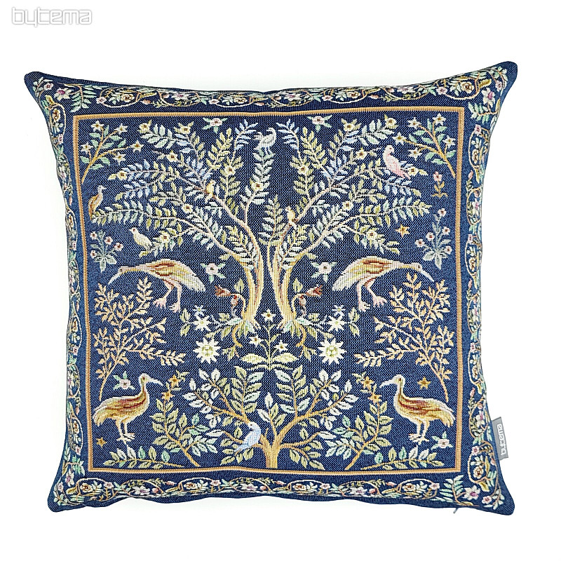 Prevleka za blazino iz tapiserije WILLIAM MORRIS modra
