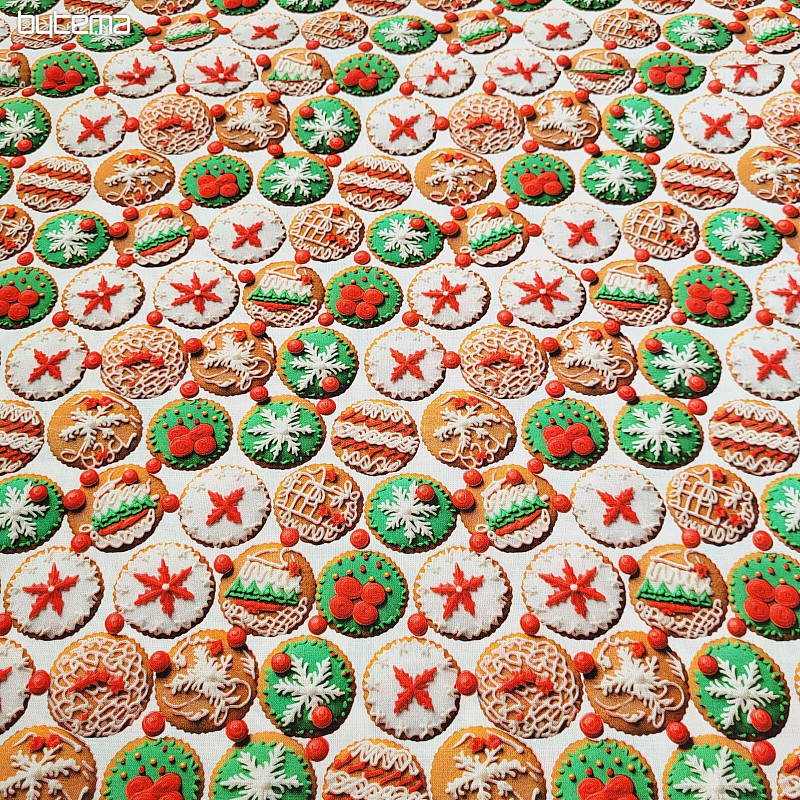 Bombažna tkanina GINGERBALL CUPS