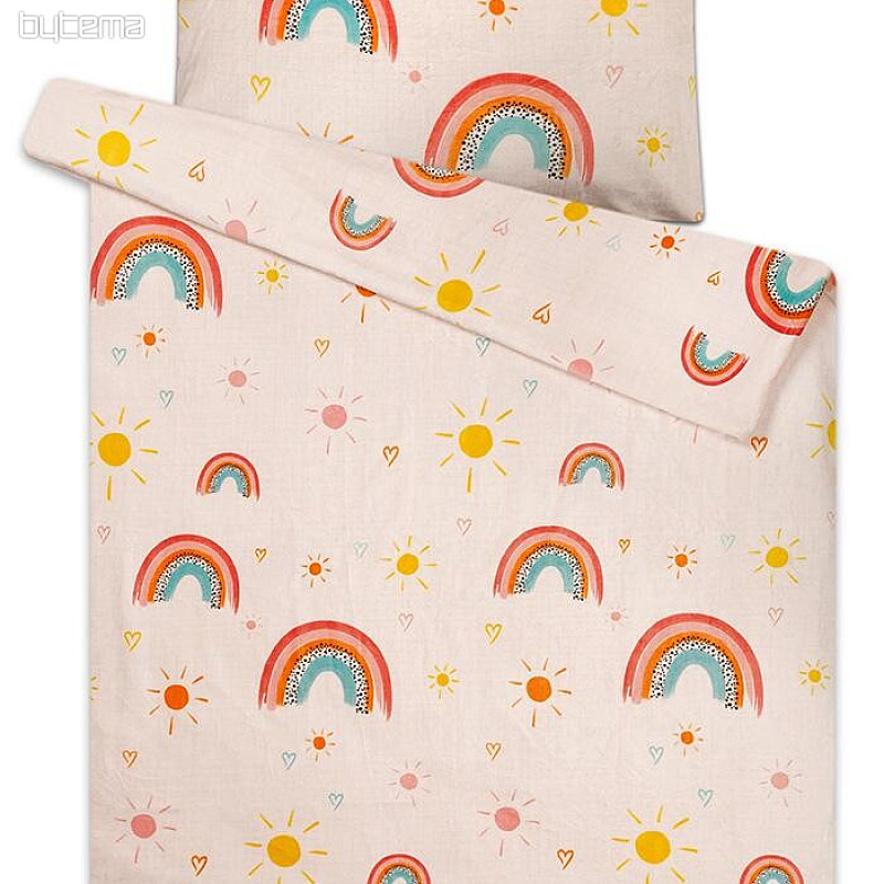Posteljnina iz mikroflanela RAINBOW