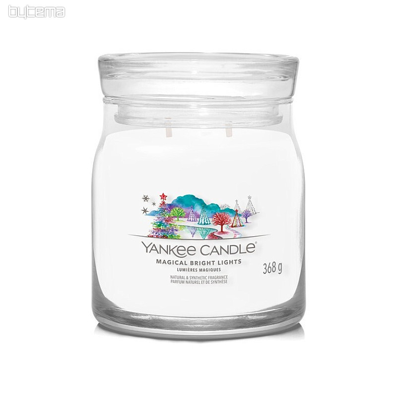 sveča YC vonj MAGICAL BRIGHT LIGHTS GLASS MEDIUM 2 stenja