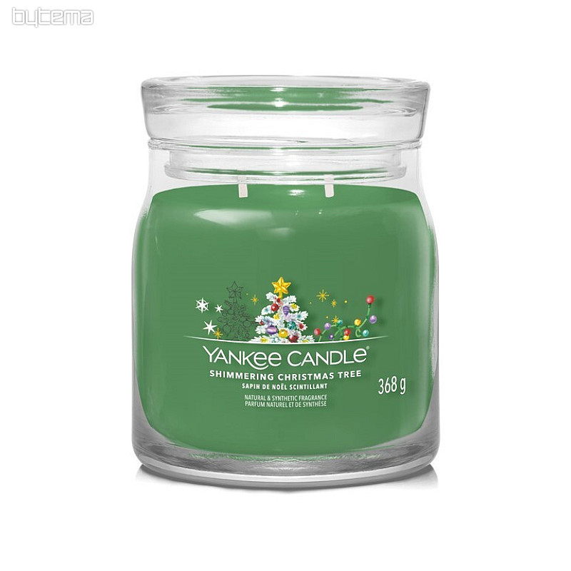 sveča YC fragrance SVETLEČI KOZAREC ZA BOŽIČNO JELKO SREDNJI 2 stenja