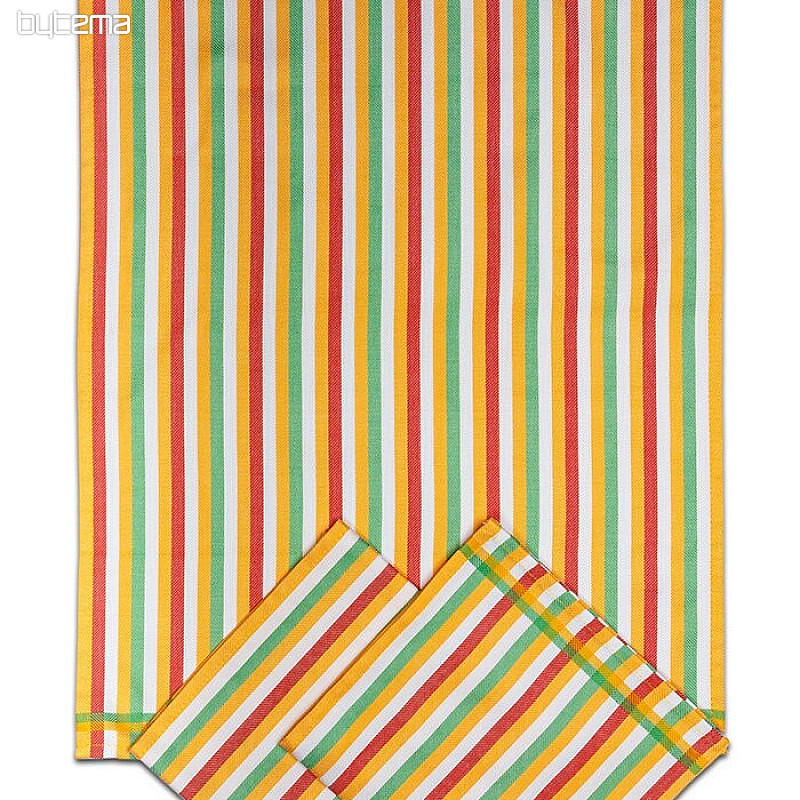 Kuhinjske krpe Bamboo COLOR STRIPS 3 kos
