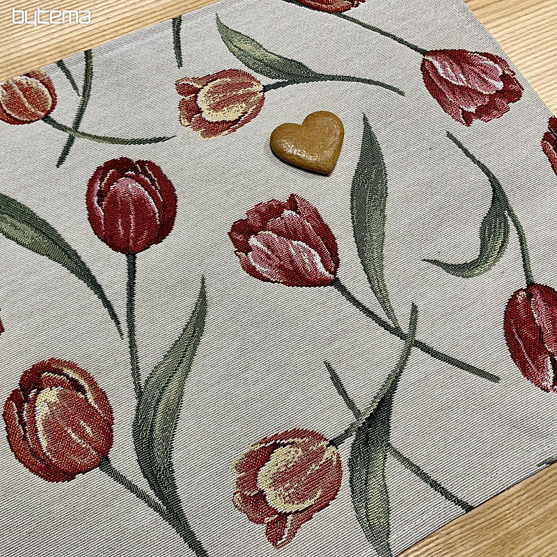 Gobelin pogrinjek TULIPANI III velik vzorec