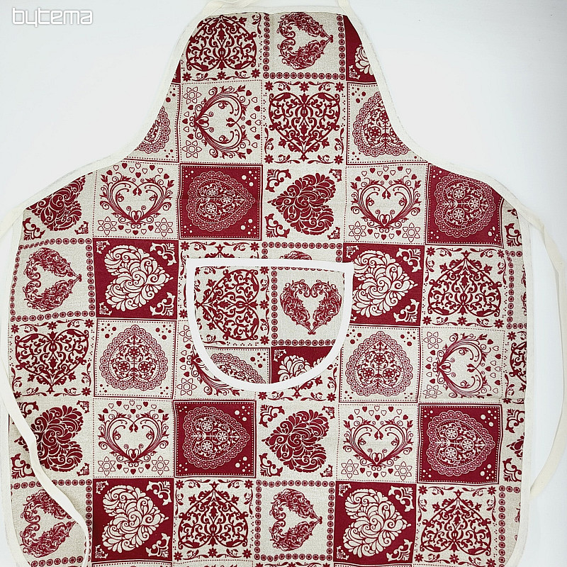 Predpasnik z oprsnikom PATCHWORK SRCE