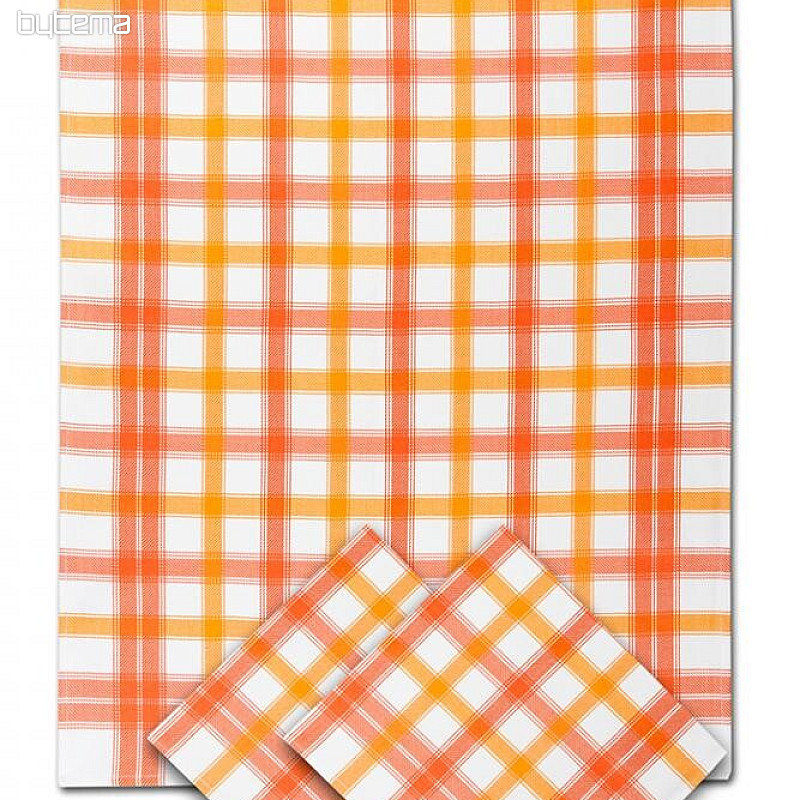 Bambusove brisače MEDIUM CUBE ORANGE