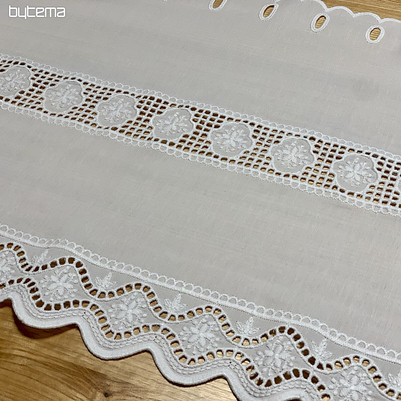 Vitražna zavesa V 291 bela