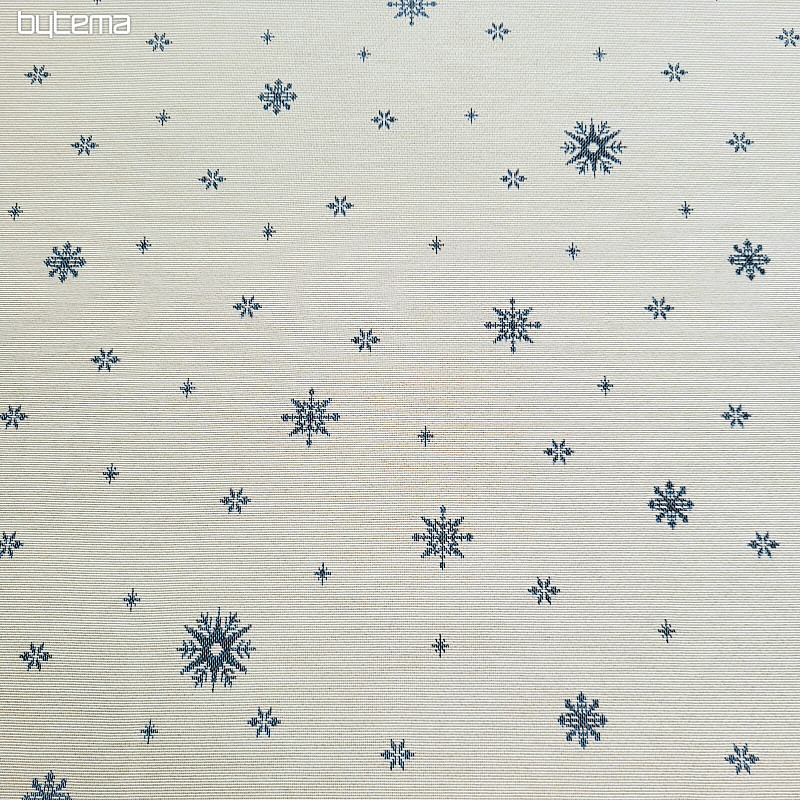Tapiserijska tkanina SOFT FLAKE MODRA