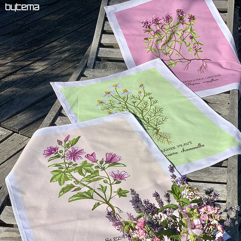 Bombažne brisače HERBS