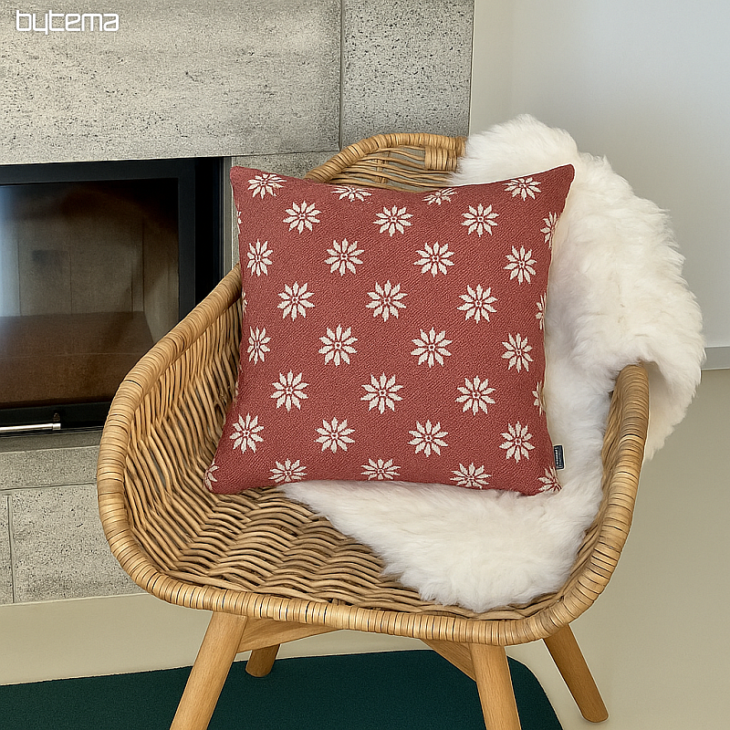 Luksuzna dekorativna prevleka PROTEŽ ALPINE RED