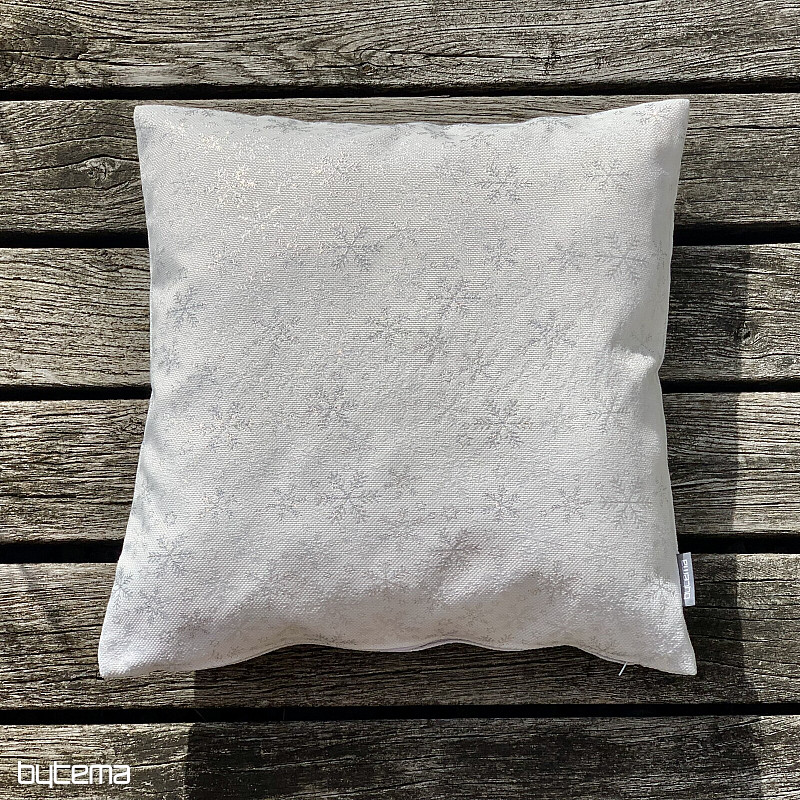 Božični okrasni pokrov SREBRNI KOSMIČI