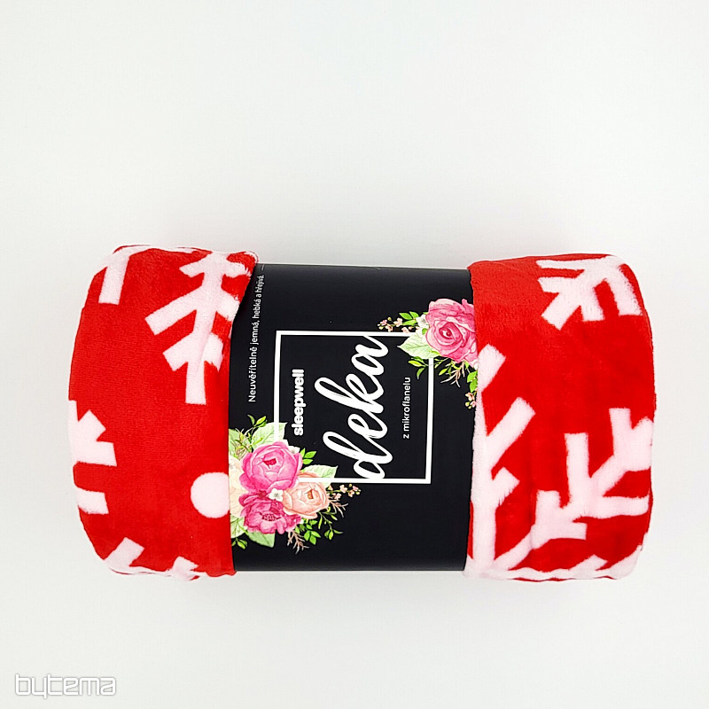 Odeja MF FLAKE RED