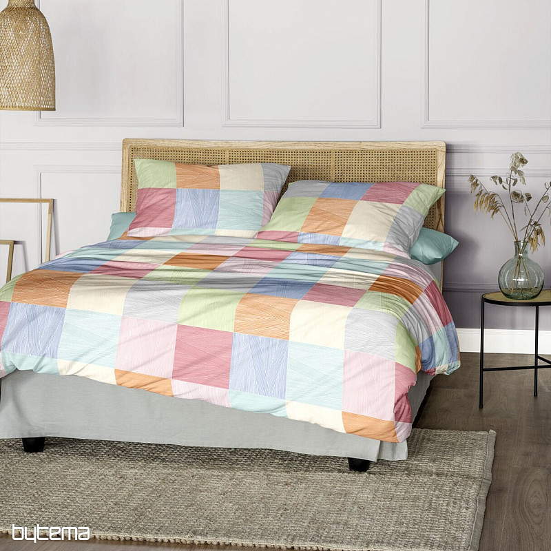 Luksuzna flanelasta posteljnina IRISETTE KOALA 8506-90 MULTI KARO