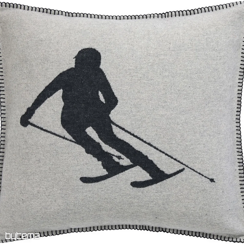 Dekorativni pokrov DF LUCA SKIER GREY