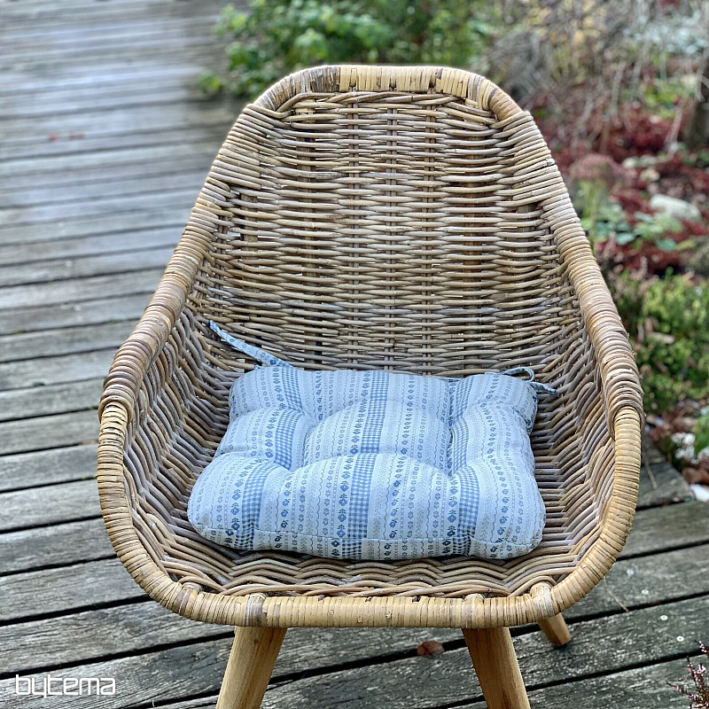 SEDEŽNA BLAZINA TOSCANA VALERY RIGA črtasto modra