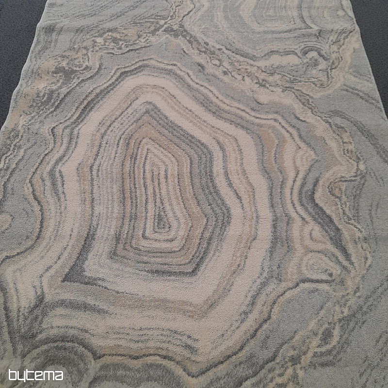 Luksuzna volnena preproga ISFAHAN Efez siva