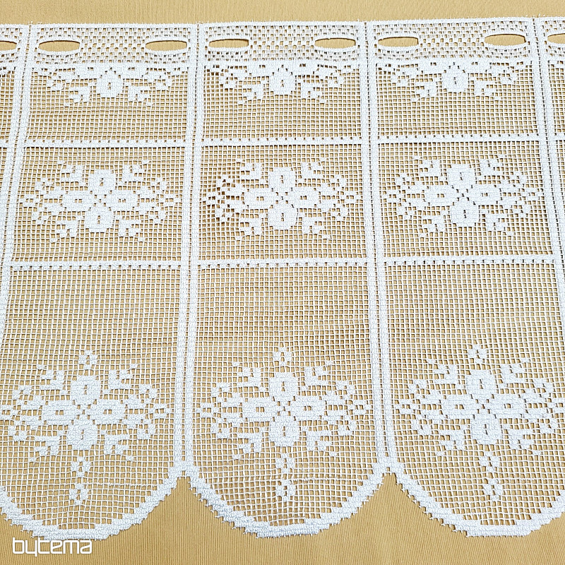 Vitražna zavesa OTYLKA BELA