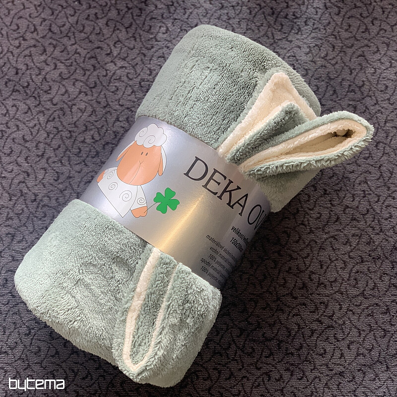 Odeja za ovčke-ovčke ŽAJBELJNO ZELENA