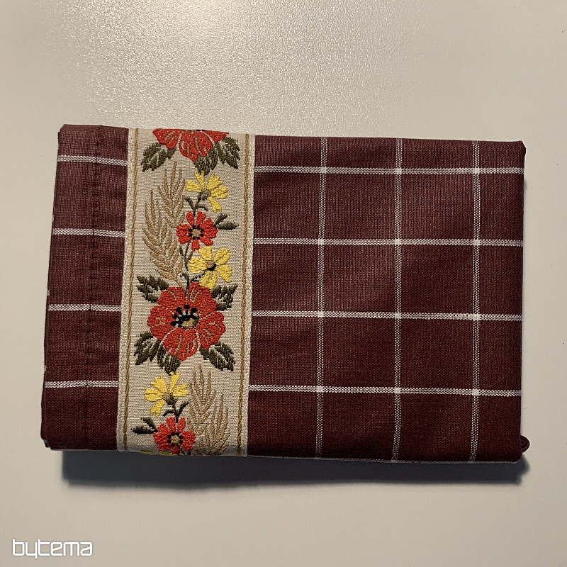 BABIČINE RJAVE KUSNE KRBICE Z RJAVIM ROŽEM