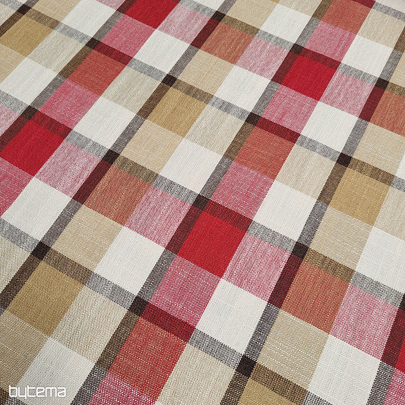 Dekorativna tkanina ATILA RDEČA