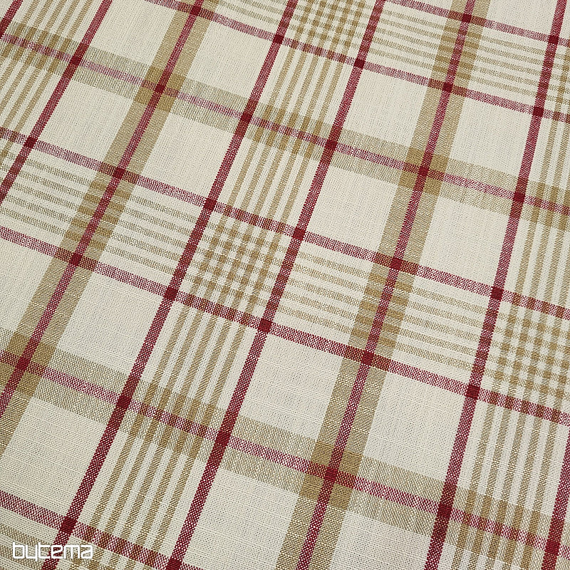 Dekorativna tkanina ANZOL RDEČA