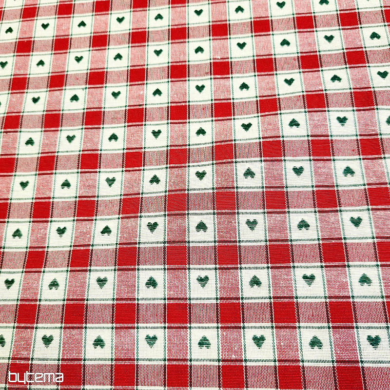 Dekorativna tkanina MAXI CORET rdeča