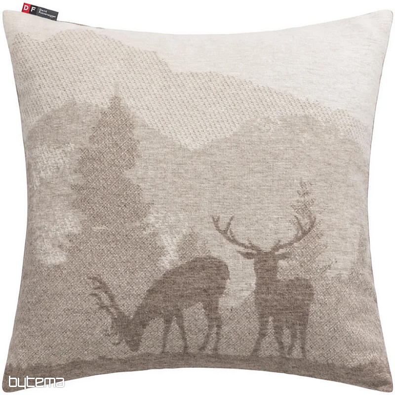 Dekorativni pokrov DF JELEN SILVRETTA rjav