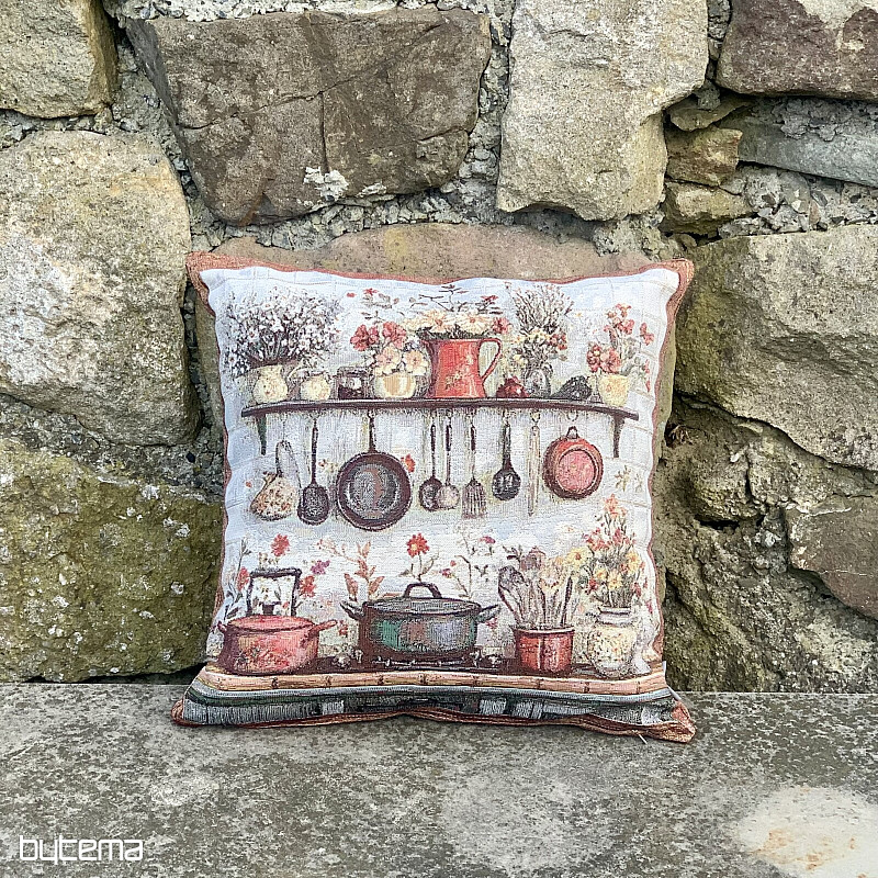 Prevleka za vzglavnik iz tapiserije KUHINJA