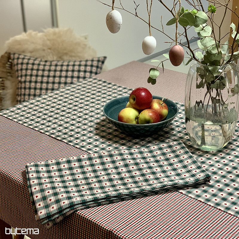 Prt in šal MAXI CORET zelen