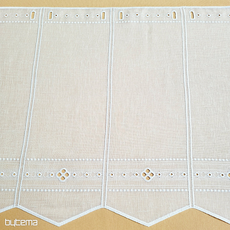 Zavesa za vitraž GERSTER 11884 bela