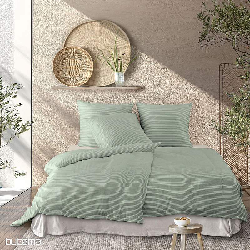 IRISETTE luksuzni bombažni saten TOKIO 8607-30 zelena