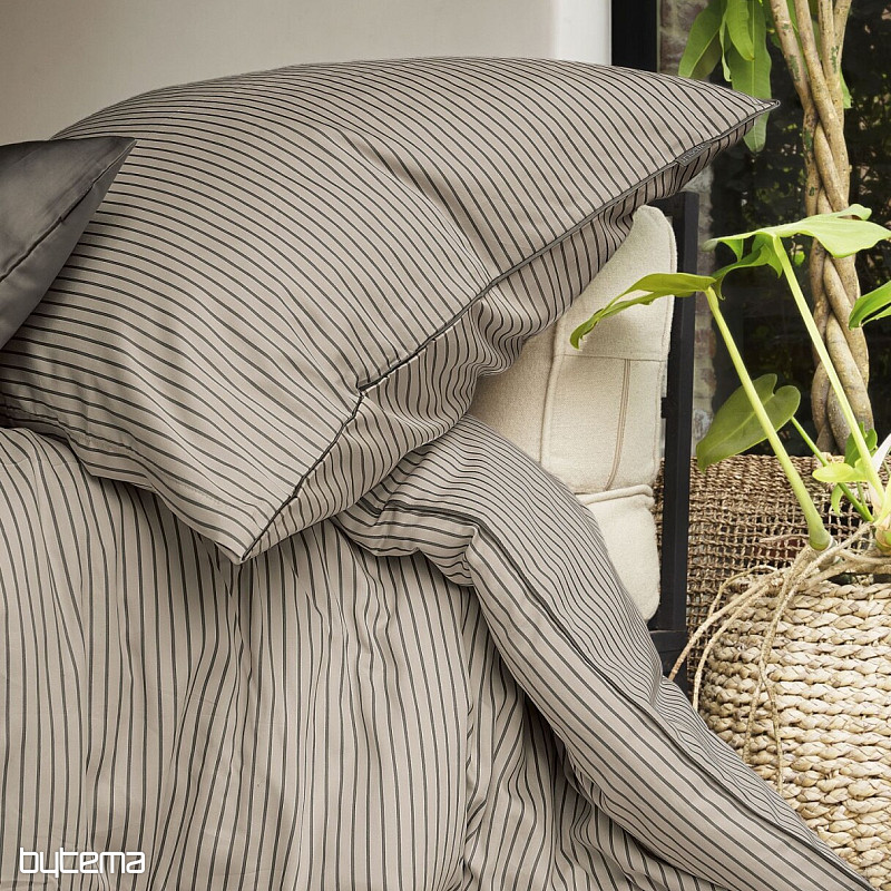 IRISETTE luksuzni bombažni saten TOKIO 8607-80 bež siva