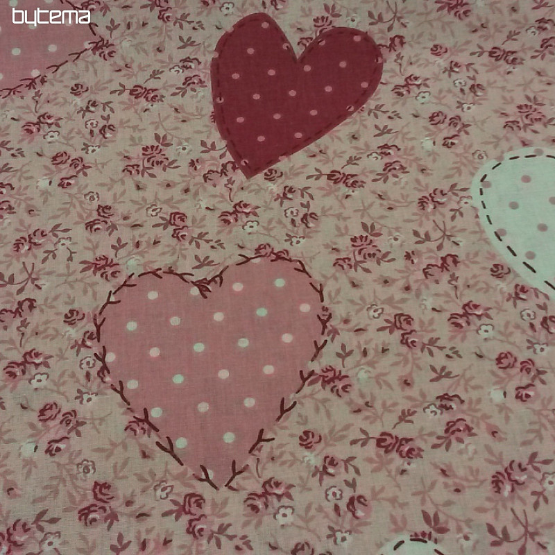 Bombažna tkanina LIBERTY veliko srce