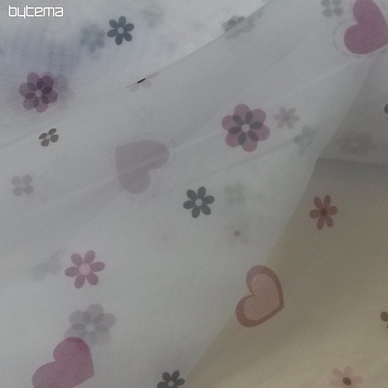 Zavesa voile SRCE II