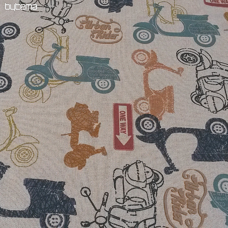 Dekorativna tkanina za skuterje VESPA, digitalni tisk