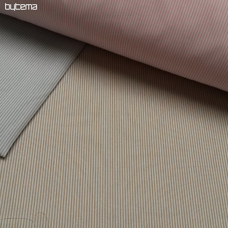 Bombažna tkanina BABY STRIPE bež