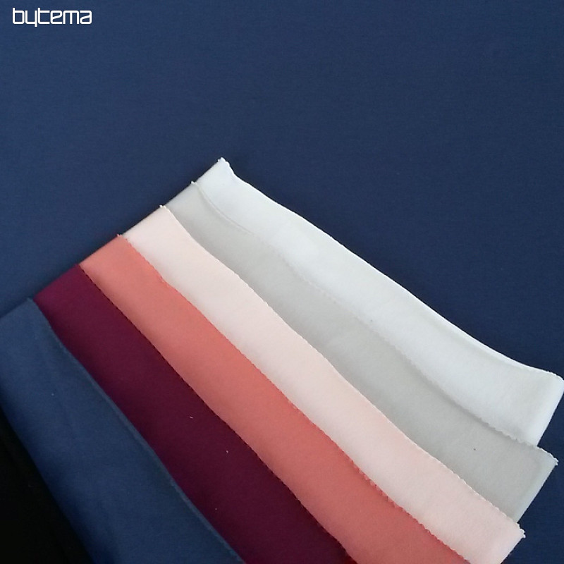Bombažna pletenina TEINTURE temna. modra