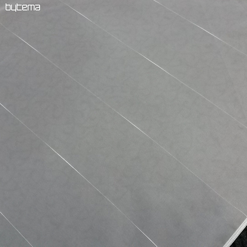 Luksuzna zavesa GERSTER 11700 črtasta bela