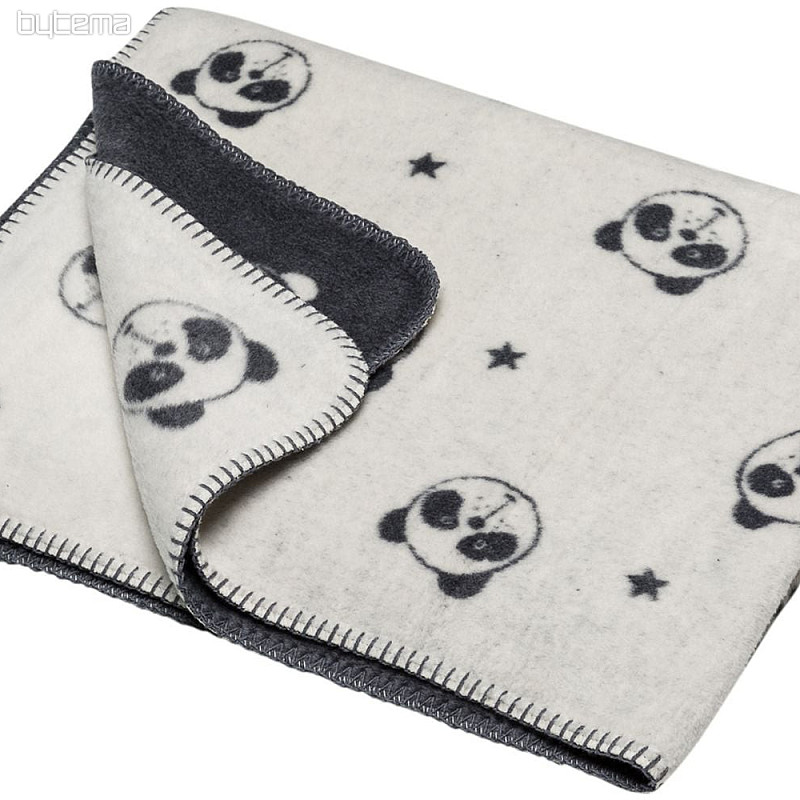 Otroška bombažna odeja DF PANDA 100x150