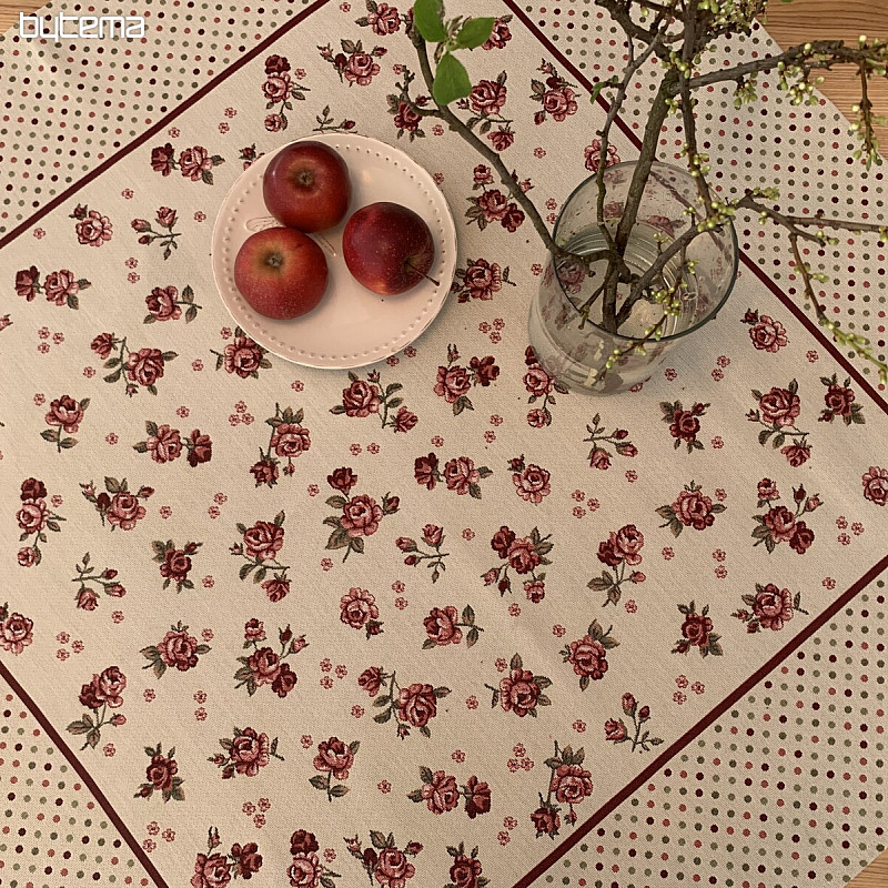 Tapiserija prt in šal ROSE
