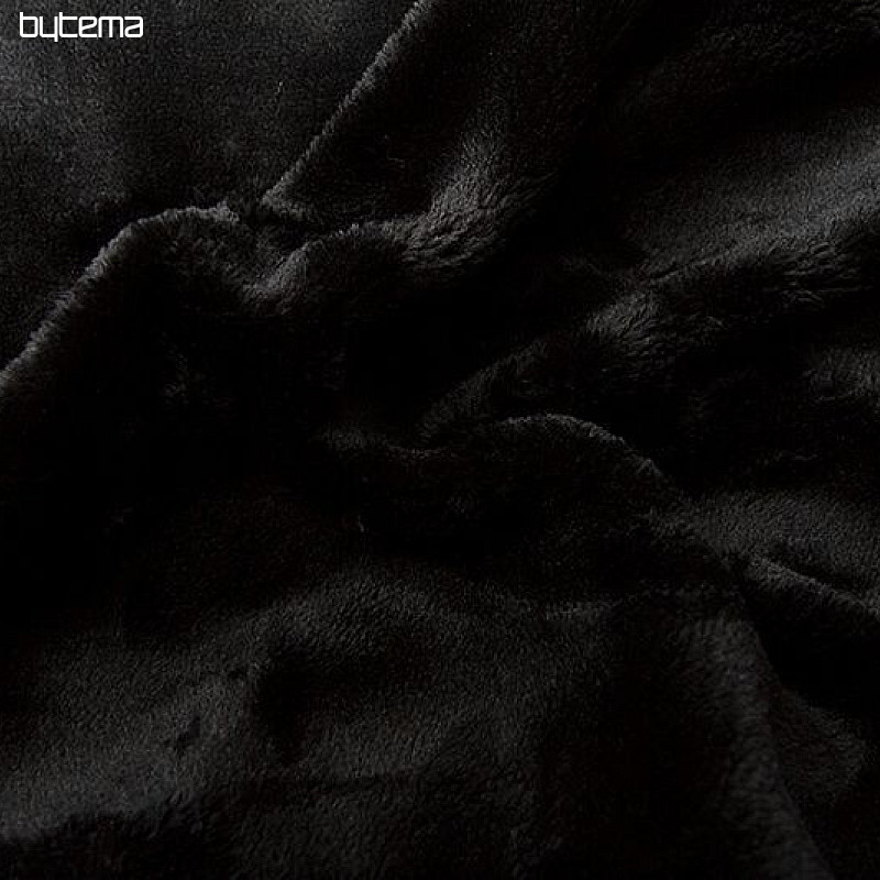 Mikro flanelasta rjuha SLEEP WELL črna