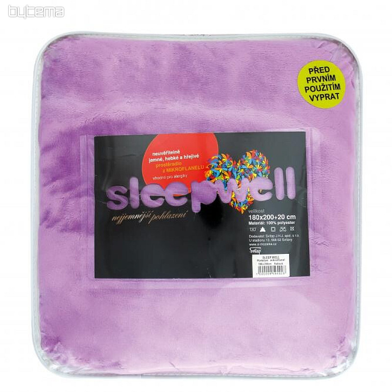 Rjuha iz mikroflanele SLEEP WELL LILA