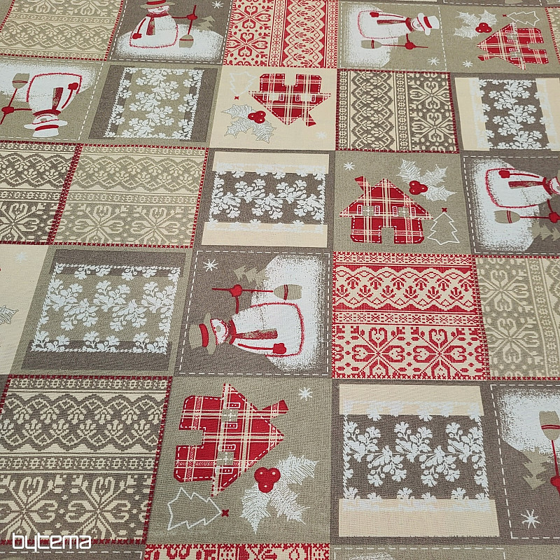 Božično dekorativno blago SNEŽAK I