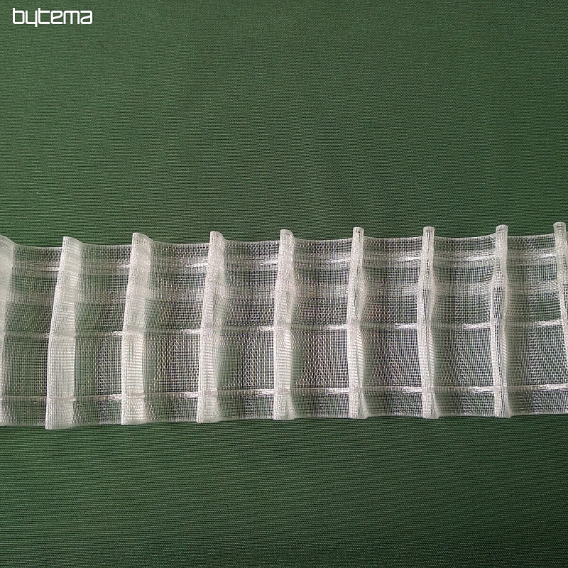 Širok trak za zavese 8 cm, 1:2